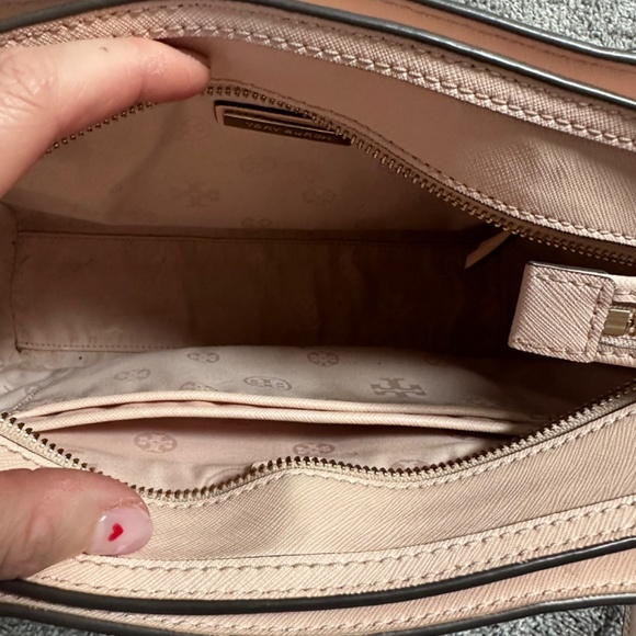 Tory Burch Cream Satchel Bag - Picture 6 of 7